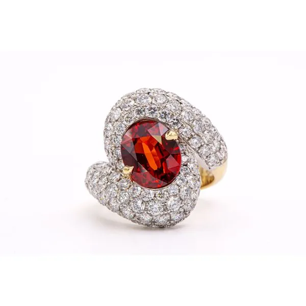 Garnet and Diamond Ring Bashinski Fine Gems & Jewelry, Inc Macon, GA