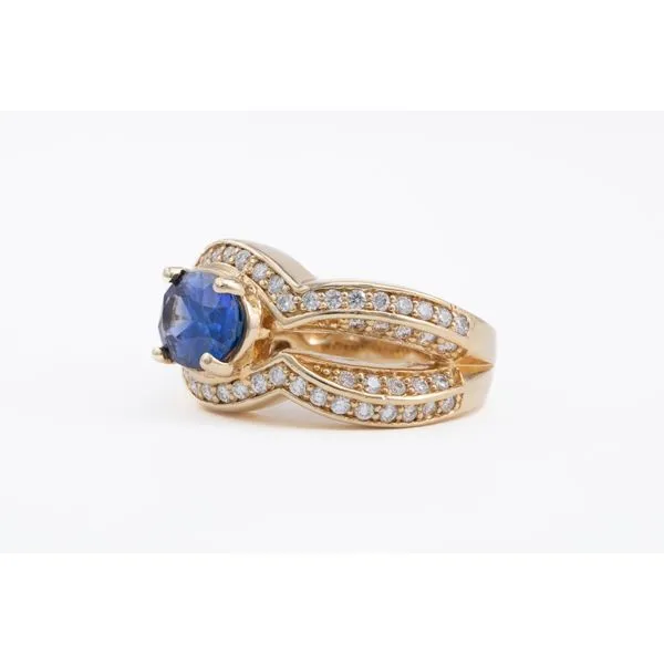 Sapphire and Diamond Ring Image 2 Bashinski Fine Gems & Jewelry, Inc Macon, GA