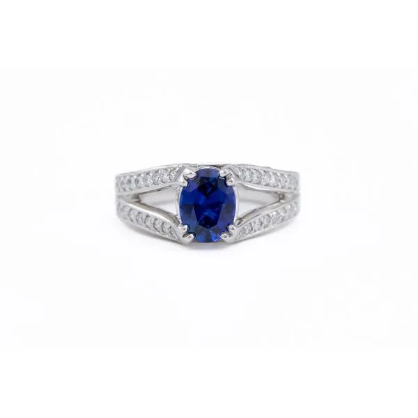 Sapphire and Diamond Ring Bashinski Fine Gems & Jewelry, Inc Macon, GA