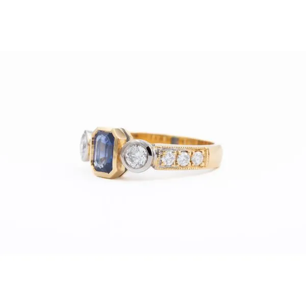 Sapphire and Diamond Ring Image 2 Bashinski Fine Gems & Jewelry, Inc Macon, GA