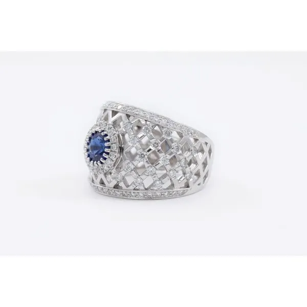 Sapphire and Diamond Ring Image 2 Bashinski Fine Gems & Jewelry, Inc Macon, GA