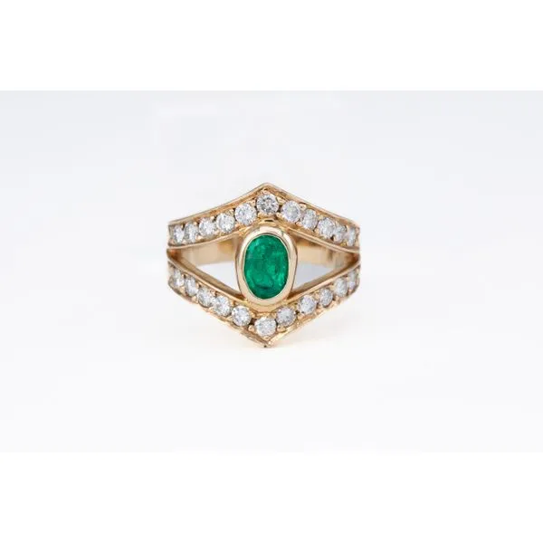 Emerald and Diamond Ring Bashinski Fine Gems & Jewelry, Inc Macon, GA