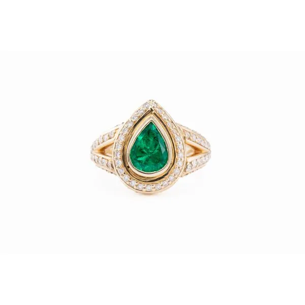 Emerald and Diamond Ring Bashinski Fine Gems & Jewelry, Inc Macon, GA