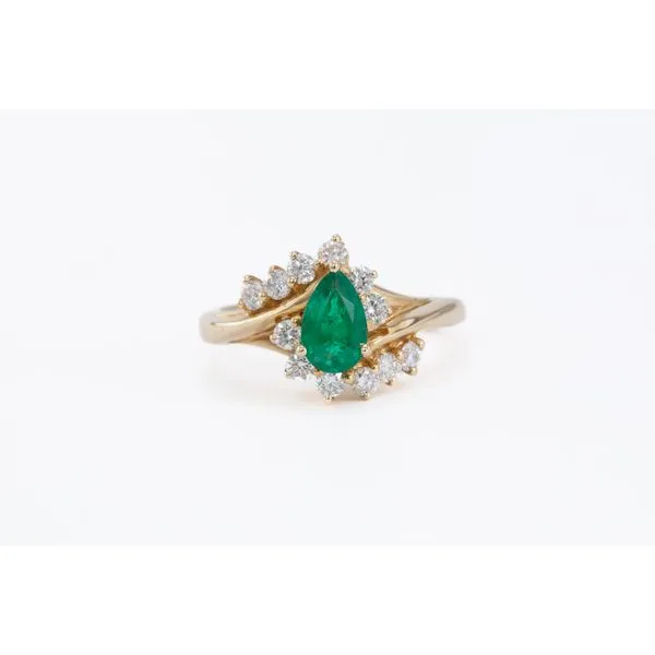 Emerald and Diamond Ring Bashinski Fine Gems & Jewelry, Inc Macon, GA