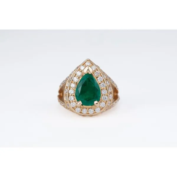Emerald and Diamond Ring Bashinski Fine Gems & Jewelry, Inc Macon, GA