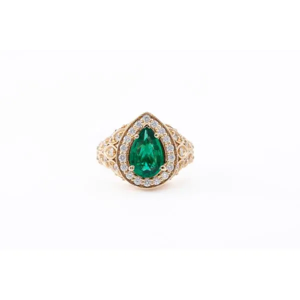 Emerald and Diamond Ring Bashinski Fine Gems & Jewelry, Inc Macon, GA