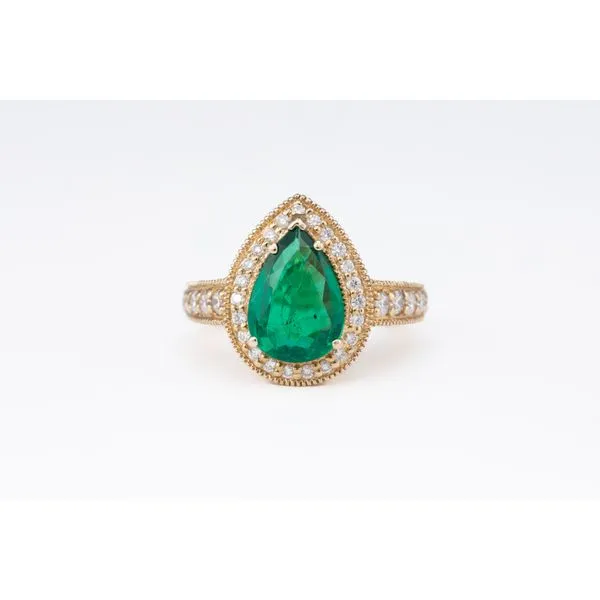 Emerald and Diamond Ring Bashinski Fine Gems & Jewelry, Inc Macon, GA