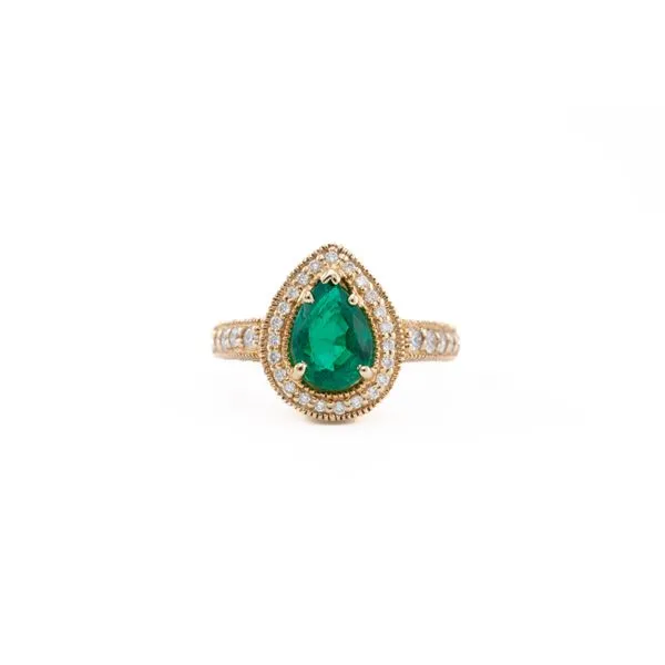 Emerald and Diamond Ring Bashinski Fine Gems & Jewelry, Inc Macon, GA