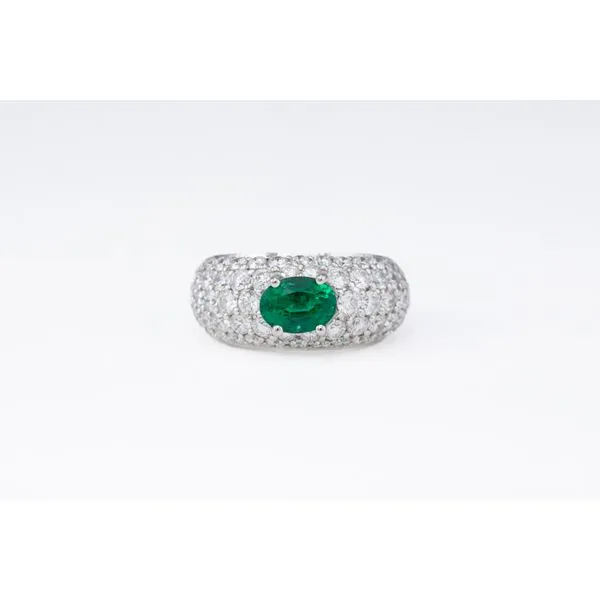 Emerald and Diamond Ring Bashinski Fine Gems & Jewelry, Inc Macon, GA