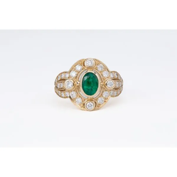 Emerald and Diamond Ring Bashinski Fine Gems & Jewelry, Inc Macon, GA
