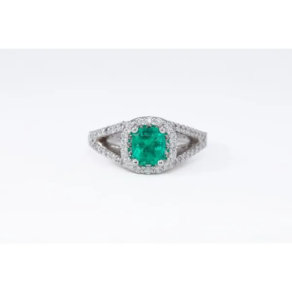Emerald and Diamond Ring Bashinski Fine Gems & Jewelry, Inc Macon, GA
