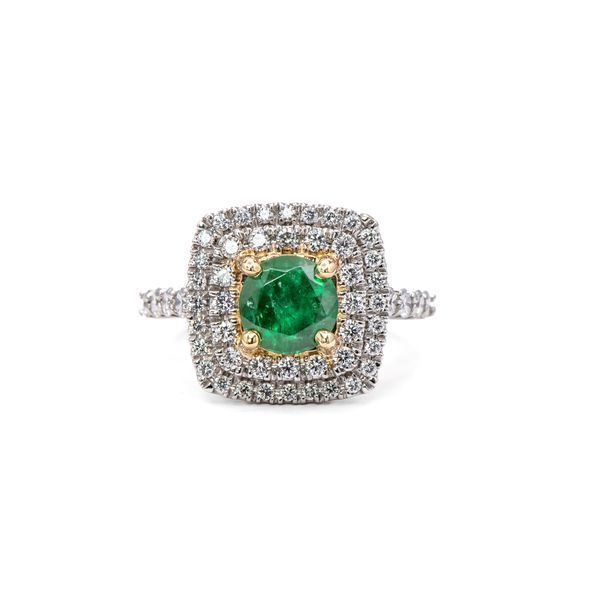 Emerald and Diamond Ring Bashinski Fine Gems & Jewelry, Inc Macon, GA