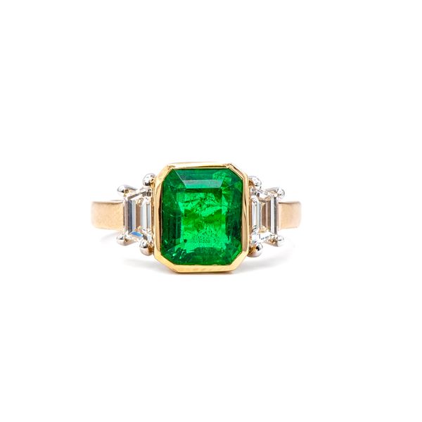 Emerald and Diamond Ring Bashinski Fine Gems & Jewelry, Inc Macon, GA