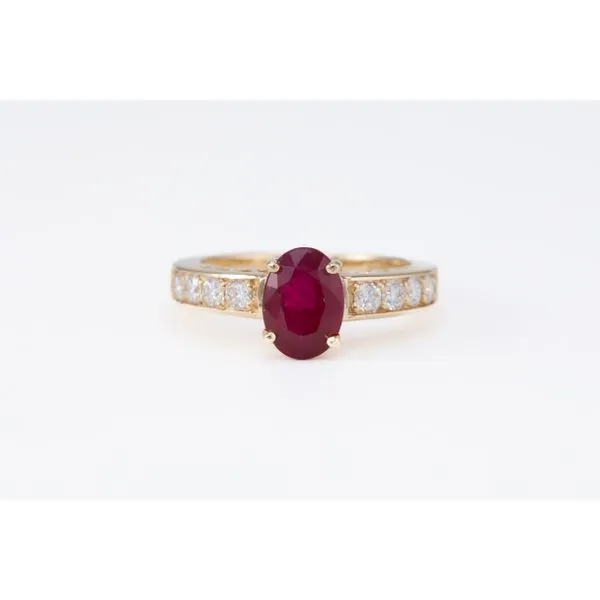 Ruby and Diamond Ring Bashinski Fine Gems & Jewelry, Inc Macon, GA
