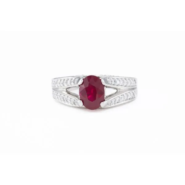 Ruby and Diamond Ring Bashinski Fine Gems & Jewelry, Inc Macon, GA