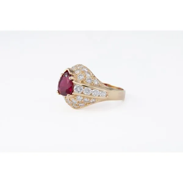 Ruby and Diamond Ring Image 2 Bashinski Fine Gems & Jewelry, Inc Macon, GA