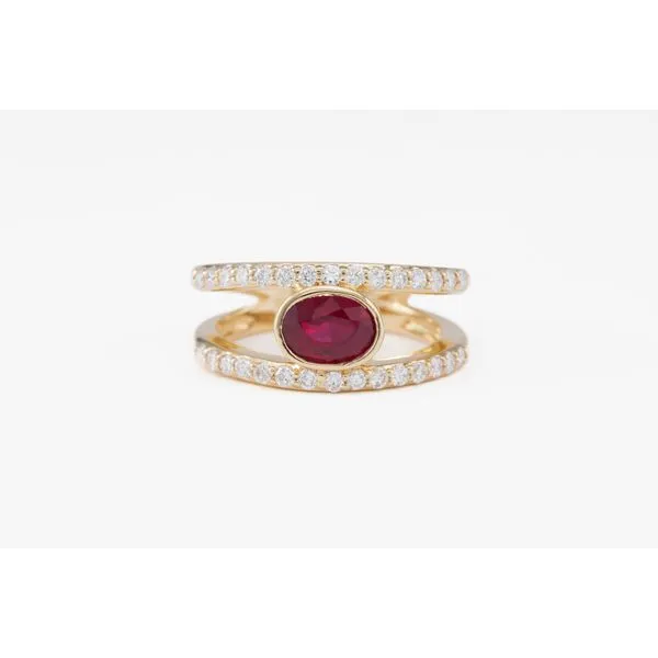 Ruby and Diamond Ring Bashinski Fine Gems & Jewelry, Inc Macon, GA