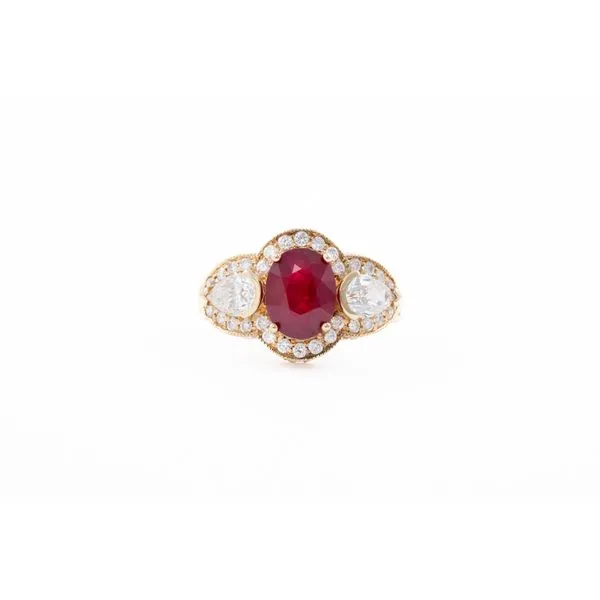 Ruby and Diamond Ring Bashinski Fine Gems & Jewelry, Inc Macon, GA