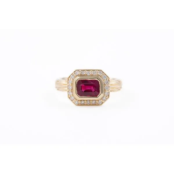 Ruby and Diamond Ring Bashinski Fine Gems & Jewelry, Inc Macon, GA
