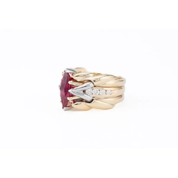 Ruby and Diamond Ring Image 2 Bashinski Fine Gems & Jewelry, Inc Macon, GA