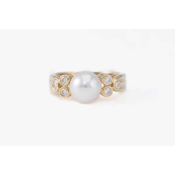 Pearl and Diamond Ring Bashinski Fine Gems & Jewelry, Inc Macon, GA