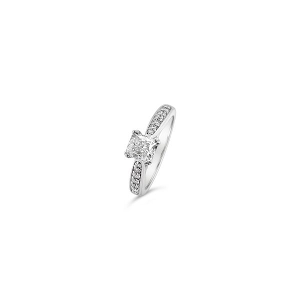 Cushion Diamond Engagement Ring Image 3 Baxter's Fine Jewelry Warwick, RI