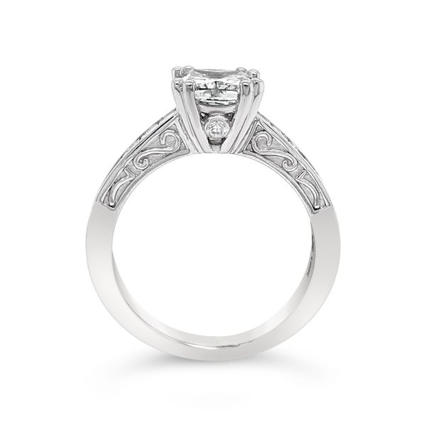 Radiant Cut Diamond Engagement Ring Image 2 Baxter's Fine Jewelry Warwick, RI