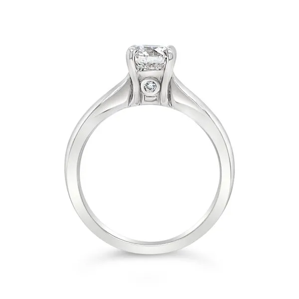 Baxter's Round Solitaire Engagement Ring 00110002138 14KW Baxter's