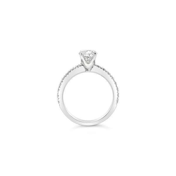 Round Classic Cut Engagement Ring Image 2 Baxter's Fine Jewelry Warwick, RI