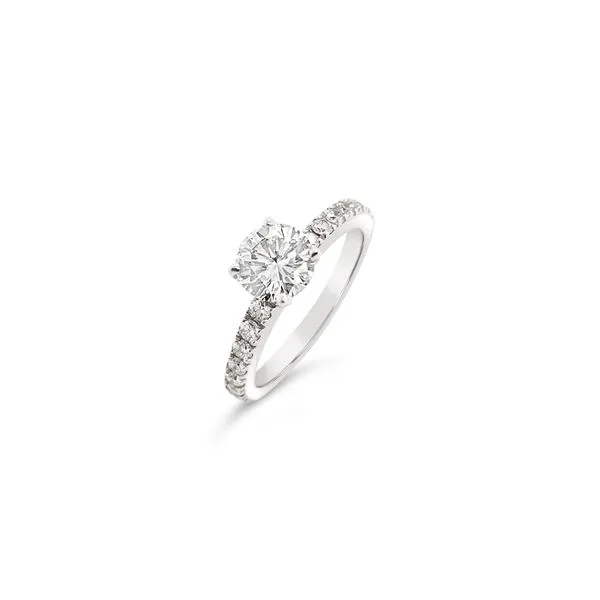 Round Classic Cut Engagement Ring thumb image 3