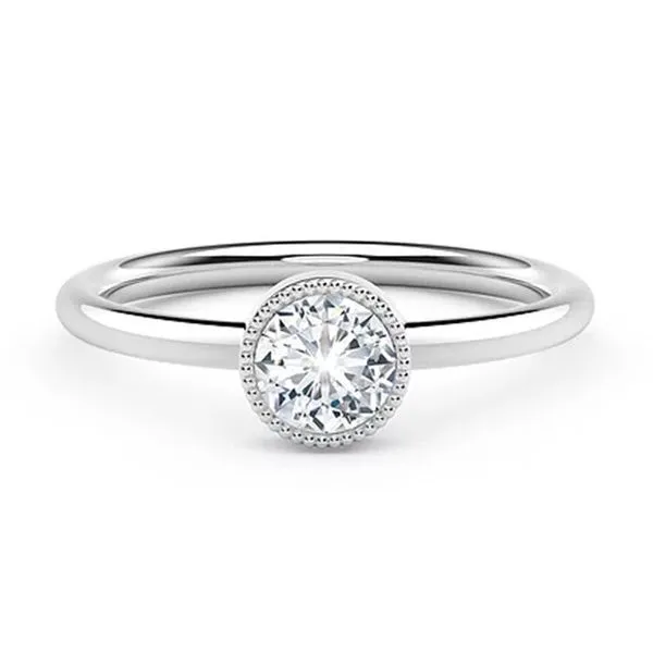 The Forevermark Tribute™ Collection Milgrain Bezel Ring thumb image 1