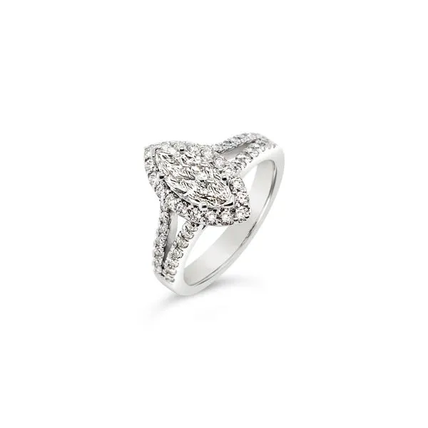 Marquise Diamond Engagement Ring thumb image 3