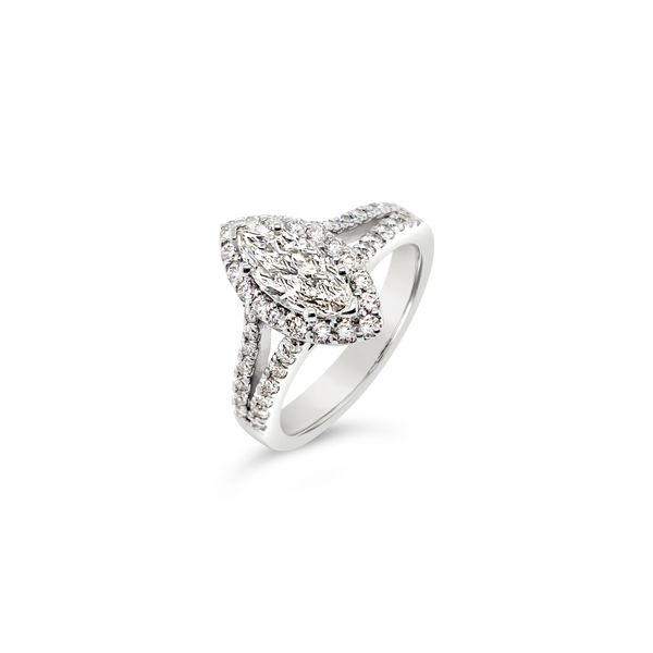 Marquise Diamond Engagement Ring Image 3 Baxter's Fine Jewelry Warwick, RI
