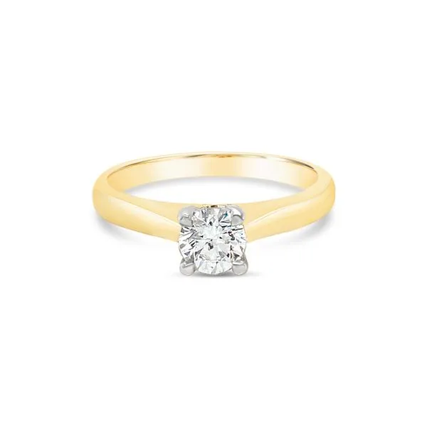 14KTT Round Engagement Ring thumb image 1