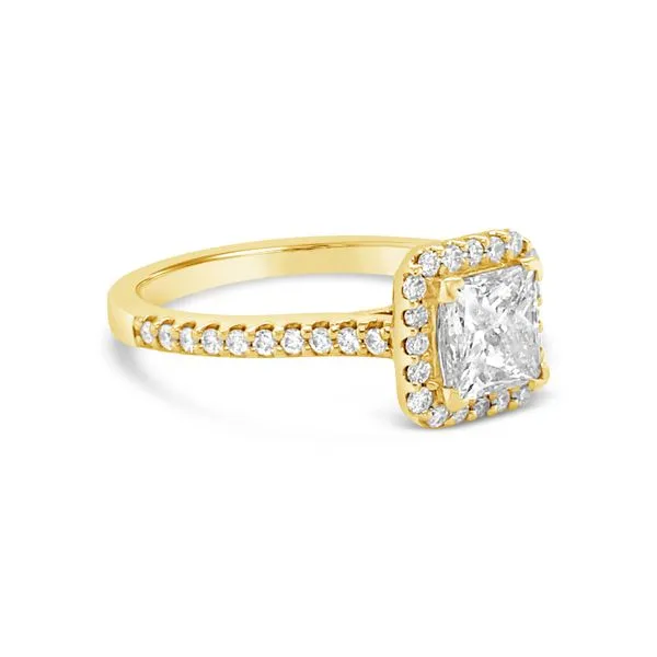 Diamond Halo Engagement Ring