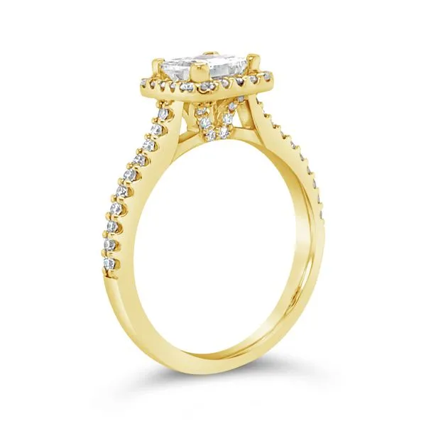 Diamond Halo Engagement Ring