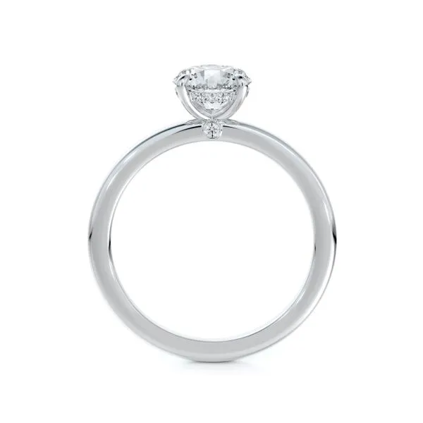 Micaela’s Simply Solitaire Round Engagement Ring thumb image 3