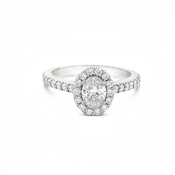 Platinum Halo Engagement Ring similar item image
