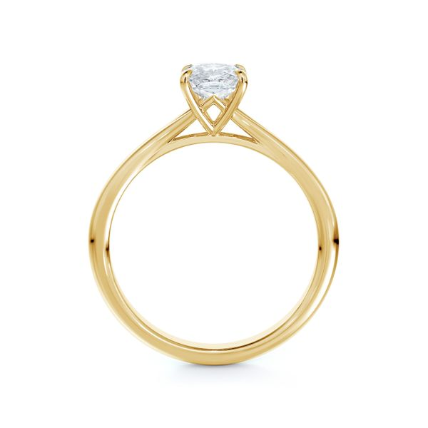 Forevermark Icon™ Setting Cushion Engagement Ring Image 3 Baxter's Fine Jewelry Warwick, RI