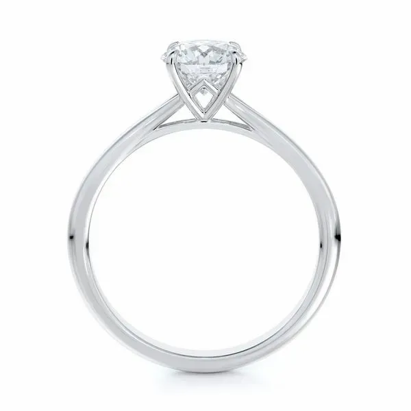 Forevermark Icon™ Setting Round Engagement Ring Image 3 Baxter's Fine Jewelry Warwick, RI