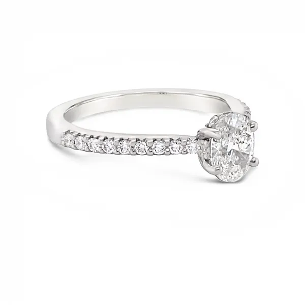 Classic Oval Engagement Ring thumb image 2