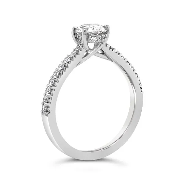 Classic Oval Engagement Ring thumb image 4