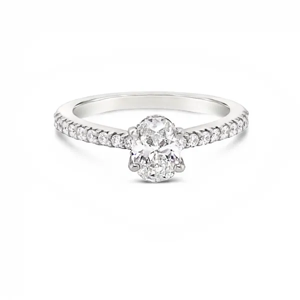 Classic Oval Engagement Ring thumb image 1