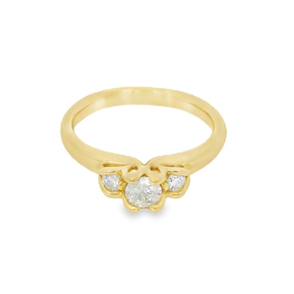 Three Stone Diamond Ring Image 3 Baxter's Fine Jewelry Warwick, RI