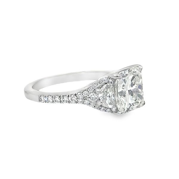 Platinum Engagement Ring Image 2 Baxter's Fine Jewelry Warwick, RI