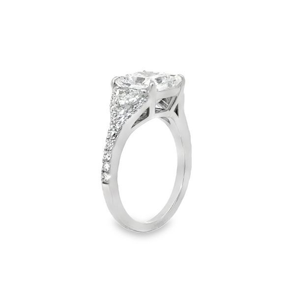 Platinum Engagement Ring Image 4 Baxter's Fine Jewelry Warwick, RI