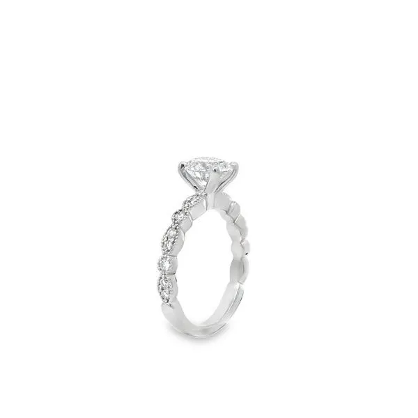 Round Engagement Ring