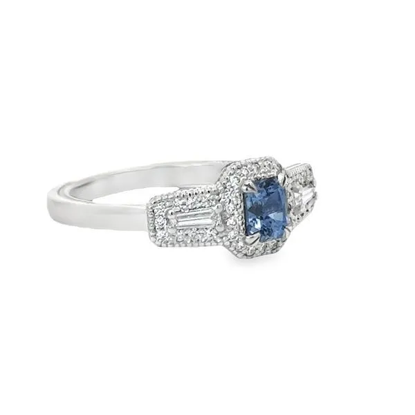 Sapphire Three Stone Ring Image 2 Baxter's Fine Jewelry Warwick, RI