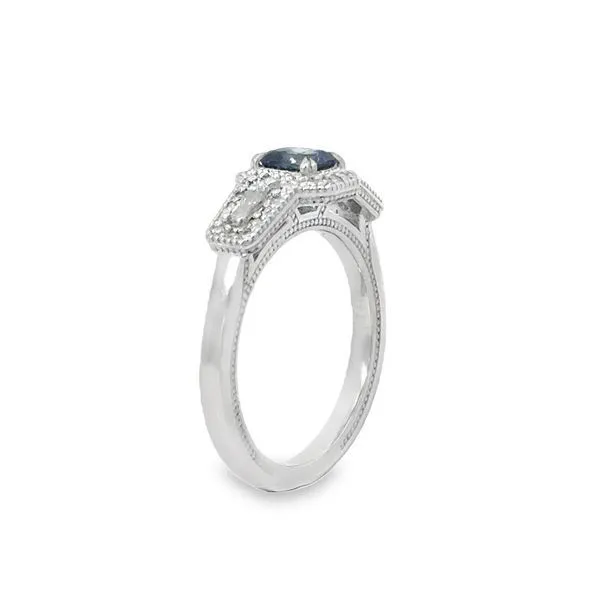 Sapphire Three Stone Ring Image 4 Baxter's Fine Jewelry Warwick, RI