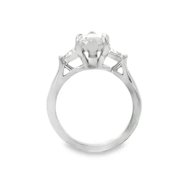 Marquise Three Stone Engagement Ring